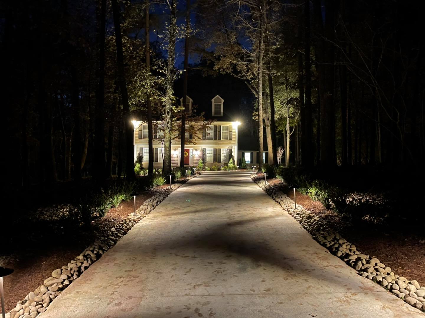 charlotte nc landscape lighting design